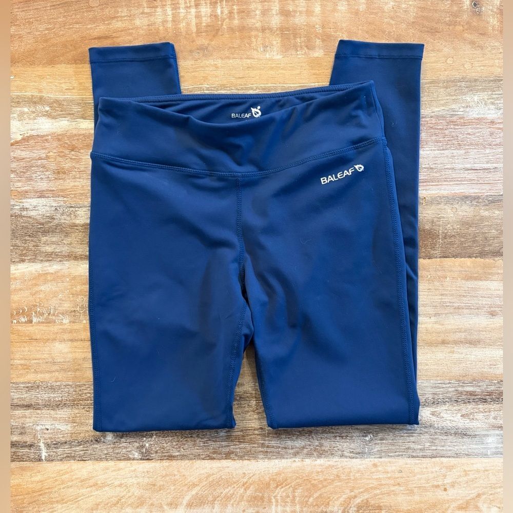 Baleaf Navy Leggings, Size Small
